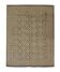 Khaki Brown Kilim Rug, Afghan Wool Flatweave, Handmade Geometric Tribal Rug
