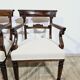 A pair of exclusive Biedermeier study armchairs, 19th century