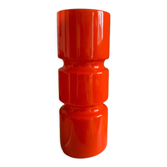 Lampe Fitz en verre orange Habitat vintage