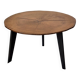 Table basse ronde en chêne