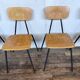 Series of 6 vintage chairs
