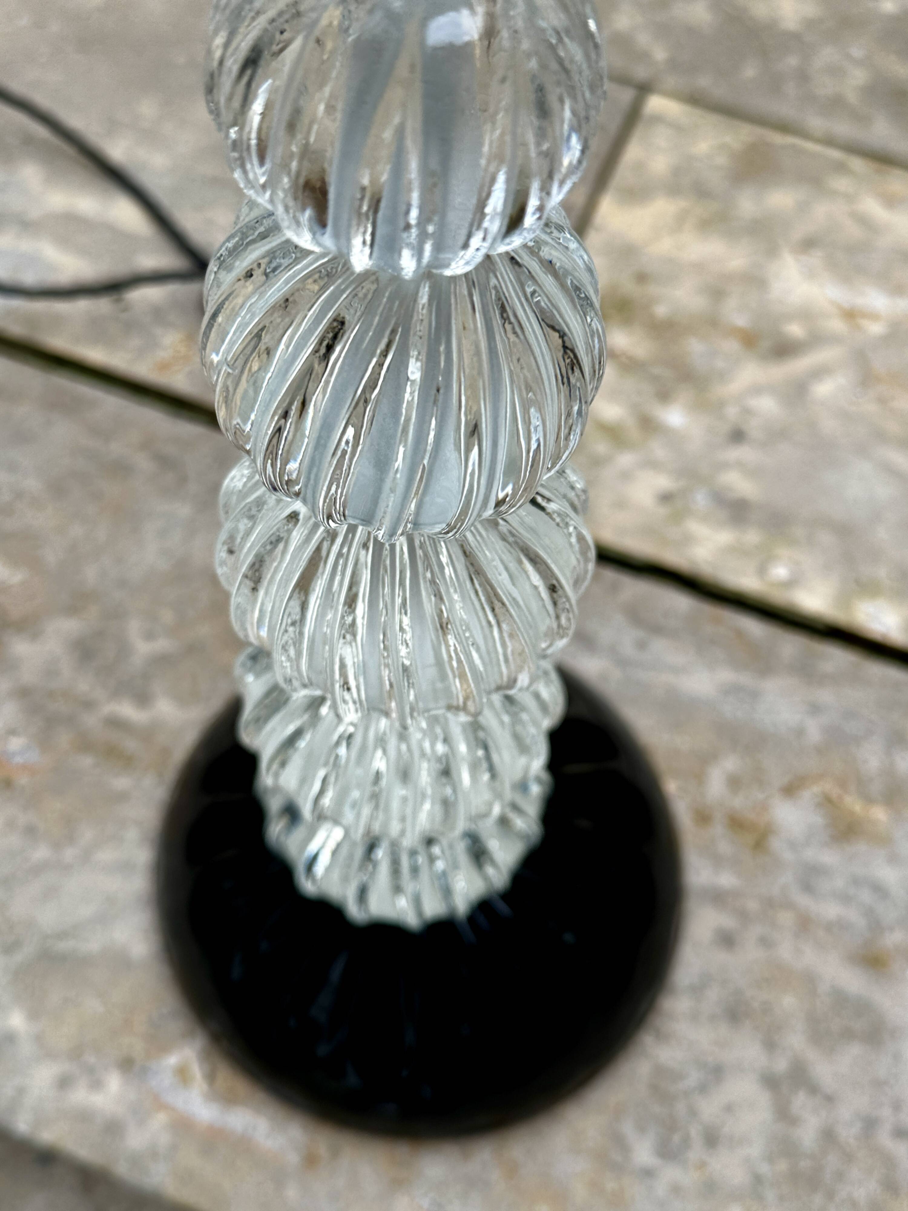 Pair of Antique Murano Lamps