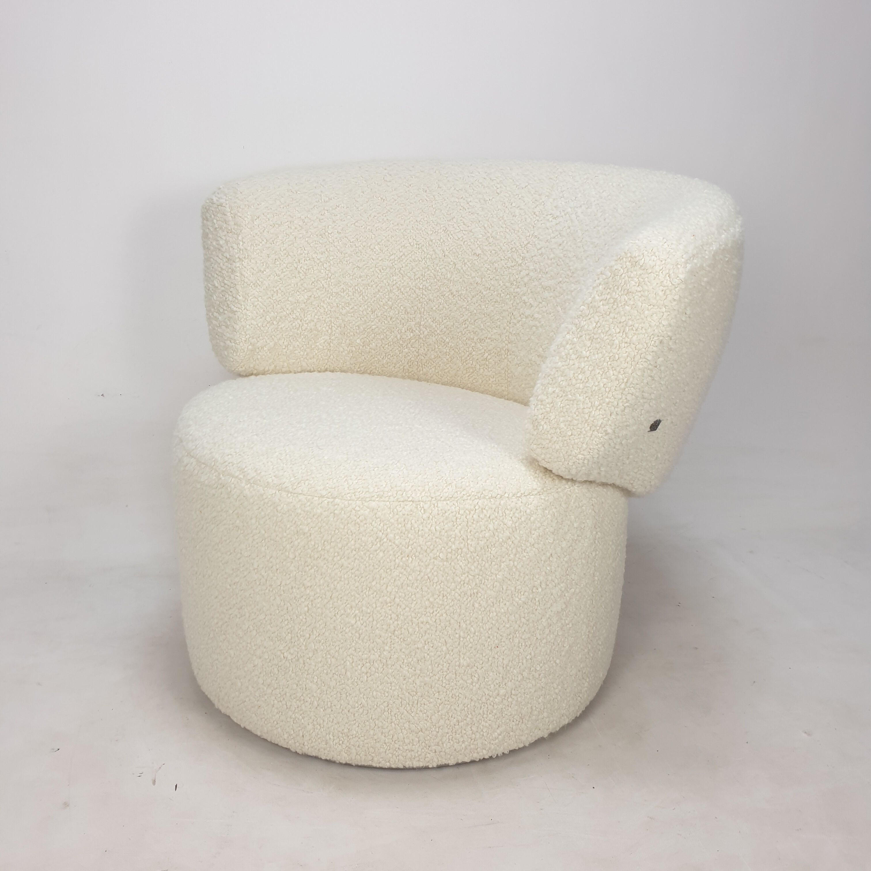 Ensemble de 2 chaises club et 1 pouf par rolf benz