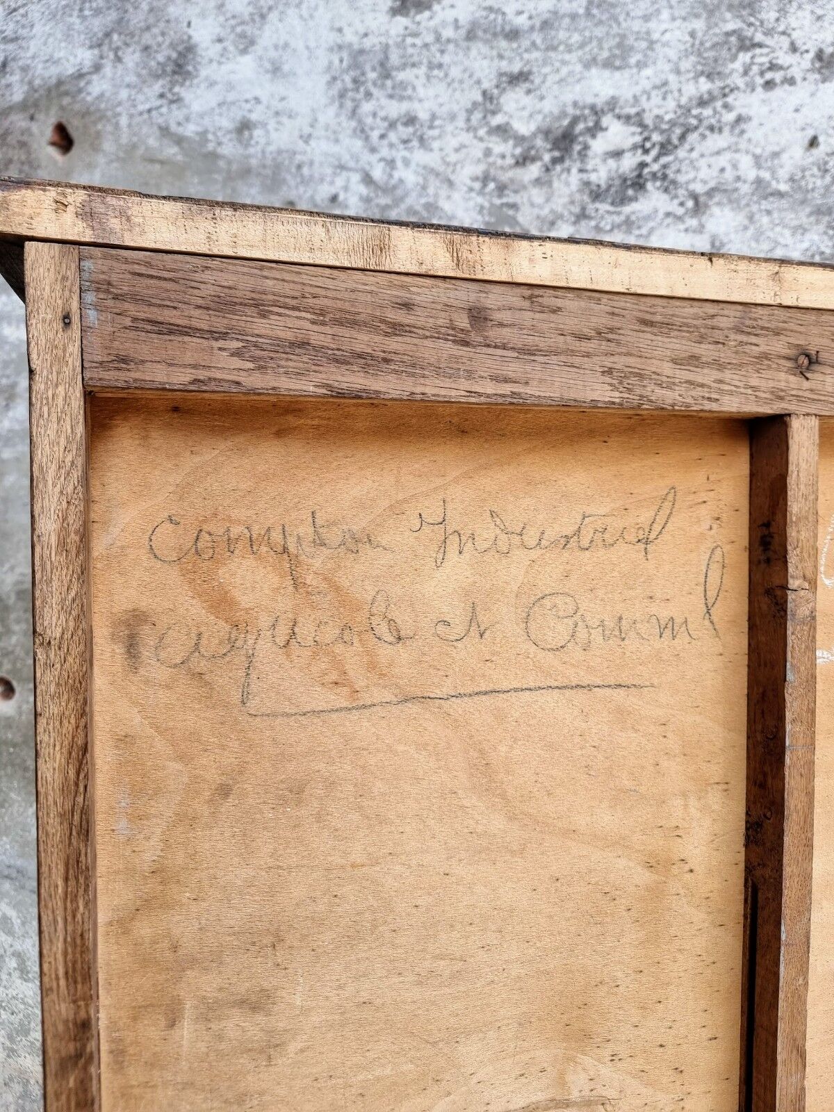 Antique roller shutter cabinet Paris oak wall cupboard