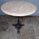 80cm marble bistro table / pedestal table