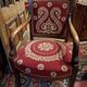 Fauteuil style empire en acajou