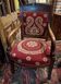 Empire style armchair in mahogany
