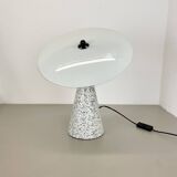 Rare Postmodern Terrazzo Table Lamp 'EON' in Memphis Style by IKEA, Sweden 1990s