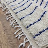 Handmade Berber wool mrirt rug 266 X 155 CM