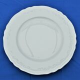 4 White de-serve plates Limoges