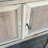 Vintage airbrushed console side table