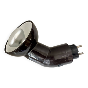 Vintage Danska Brown Robot Wall Lamp, Space Age DL Lampen, Denmark, 1970s