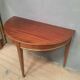Louis XVI style console in mahogany.