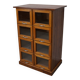 Vintage Dutch Beech & Pine Haberdashery Shop Cabinet / Vitrine, 1950s