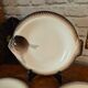 3 vintage fish plates Longwy Copenhagen