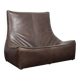 "The Rock" leather 2-seater sofa by Gerard van den Berg for Montis (1970s)