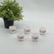 Set/lot of arcopal france egg cups, scania, vintage, flowers