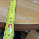 Set of high Ikea bistro table and its 2 stools