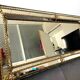Old Faceted Beaded Mirror Venetian Style Vintage Design 60s/70s