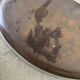 Oval bowl in glazed ceramic stoneware with sanded loir, C&T Robert 1970