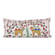 Vintage embroidered cushion cover 46x97 cm