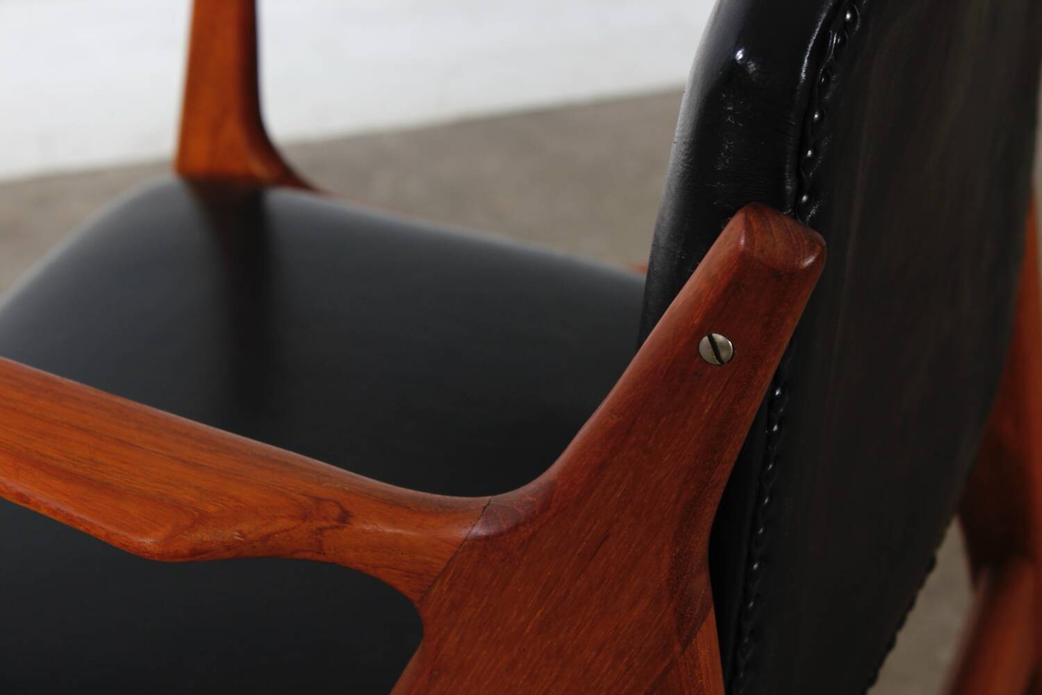 Vintage Teak Stuhl Design Arne Vodder Danish Mid Century