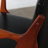 Vintage Teak Stuhl Design Arne Vodder Danish Mid Century