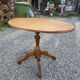 Oak guéridon table from the early 20th century.