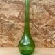 Antique Chianti Dame Jeanne Green Glass Bottle Large Vintage Model