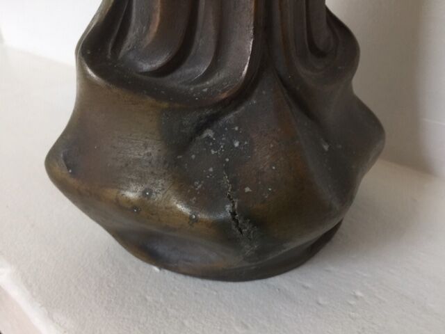 Pair of regulating vases signed Flora Francesco - Art Nouveau