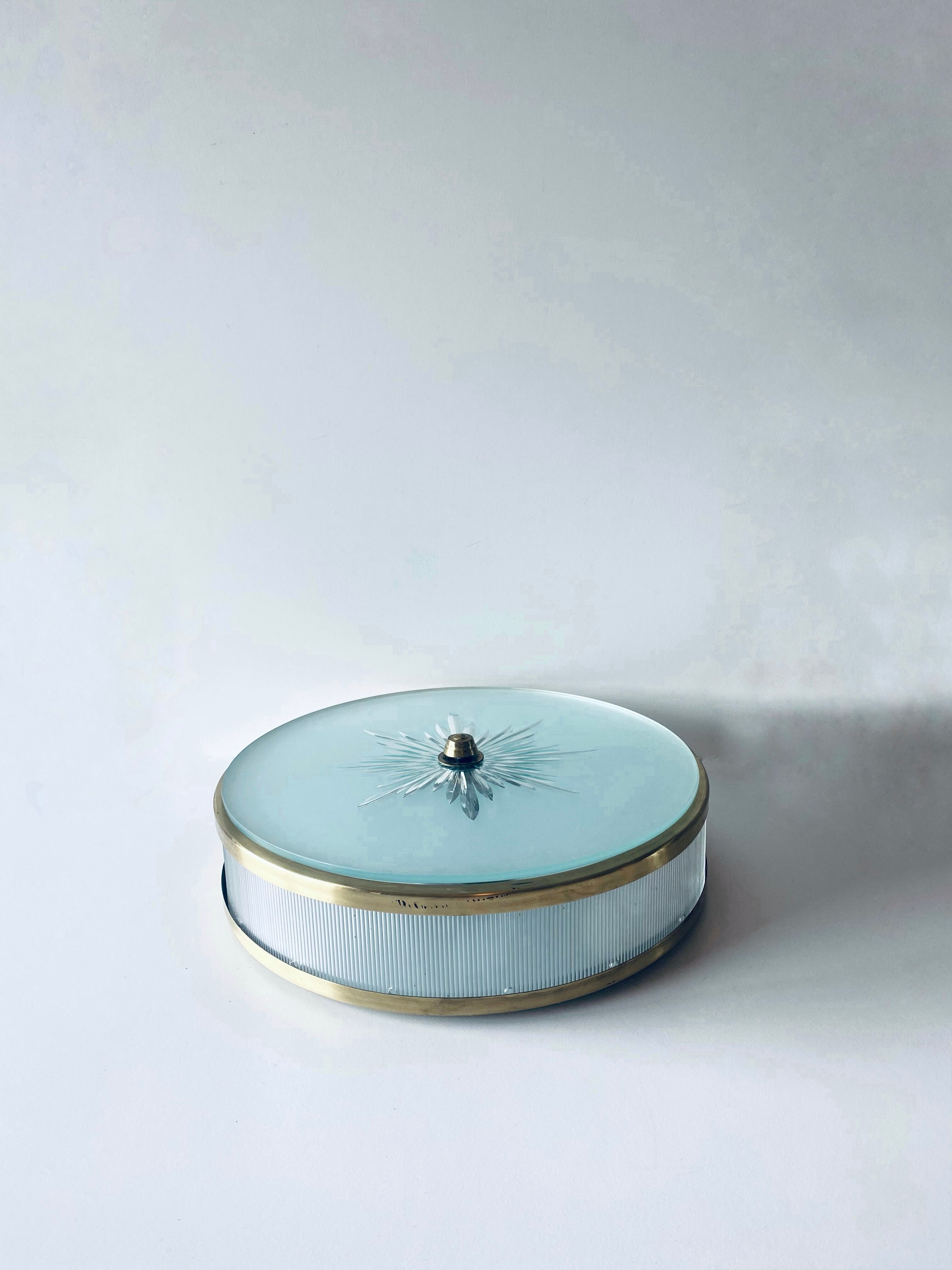 Art deco ceiling light