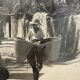 Old photograph, silver print, Morocco, 1950