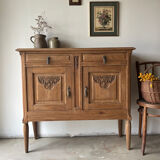 Carved oak sideboard