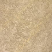 Golden metal side table with a grey marble top, 20th century.