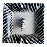 Zebra ashtray