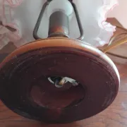 Set of two Art Nouveau bedside lamps.