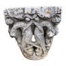 Chapiteau colonne en pierre du tuffeau, XVIème