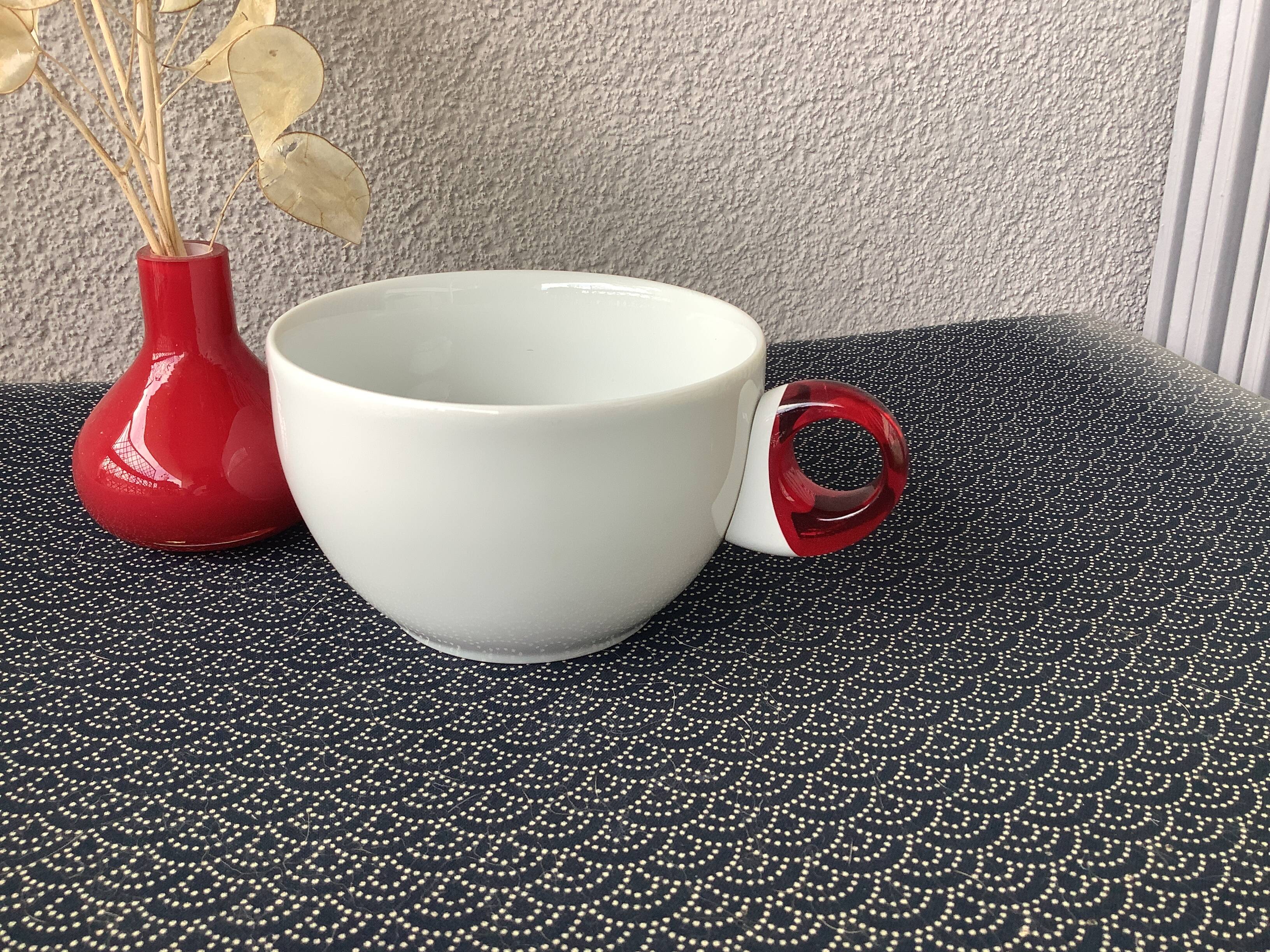 Guzzini XXL porcelain breakfast cup