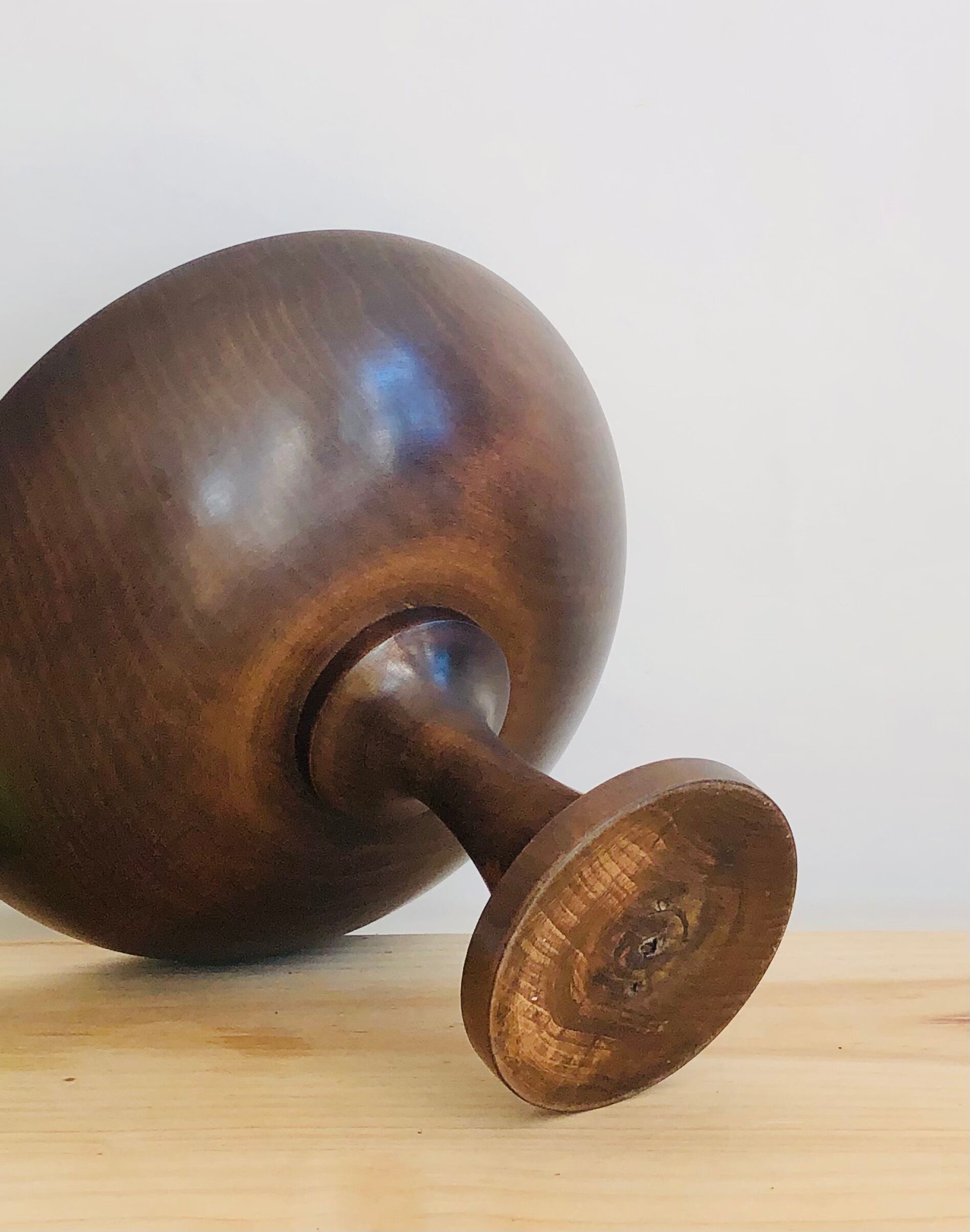 Scandinavian wooden fruit cup