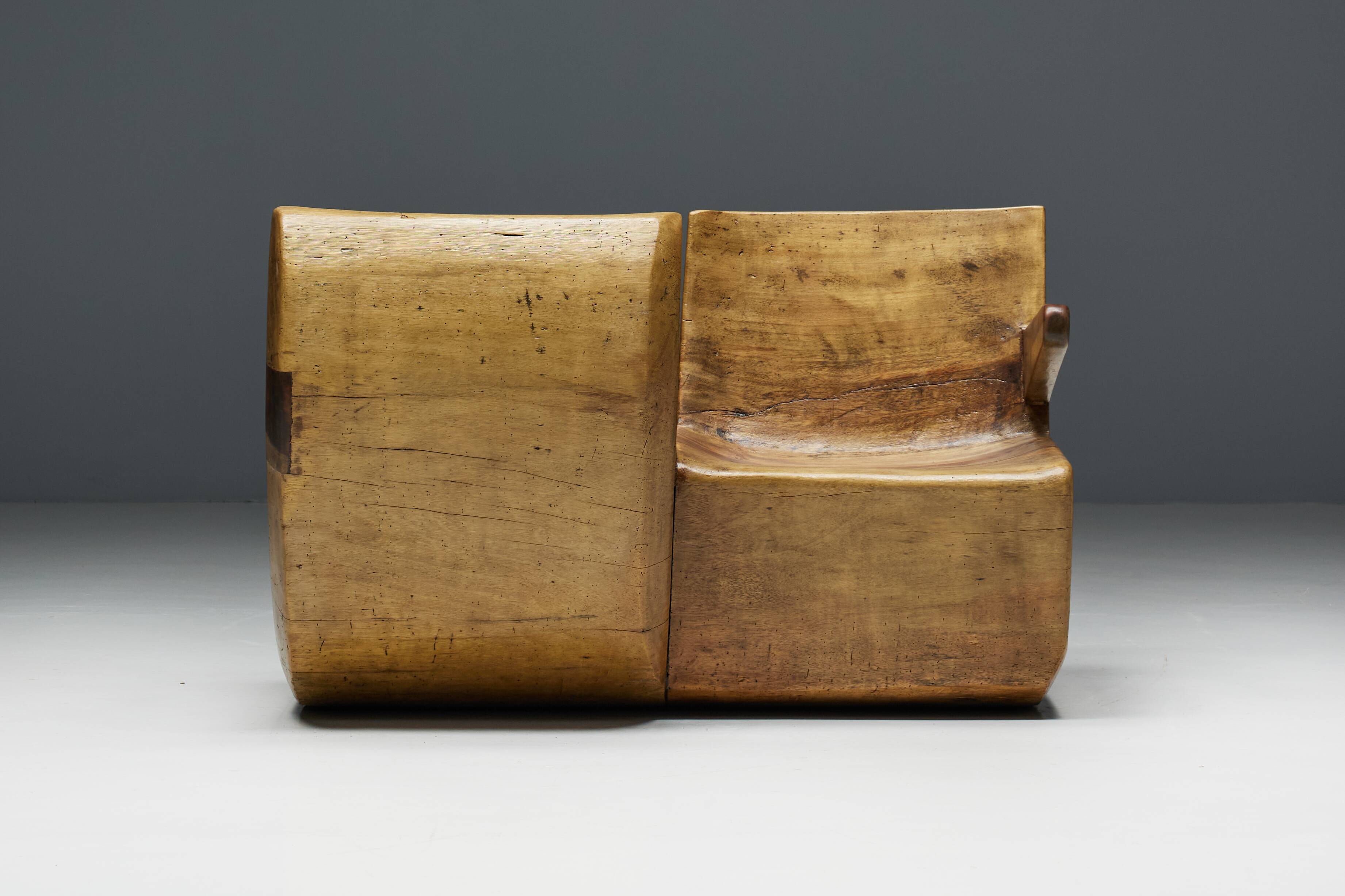 Two-Seater "Namoradeira" by Zanine Caldas, Brazil, 1975