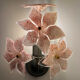 Murano floral wall lights from the 1970s