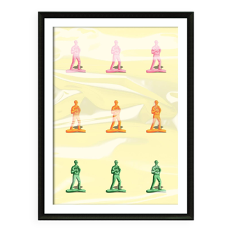 Illustration - Affiche A3 Military Collection Yellow 003
