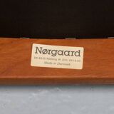 Danish dining chairs set by Johannes Nørgaard 1960s