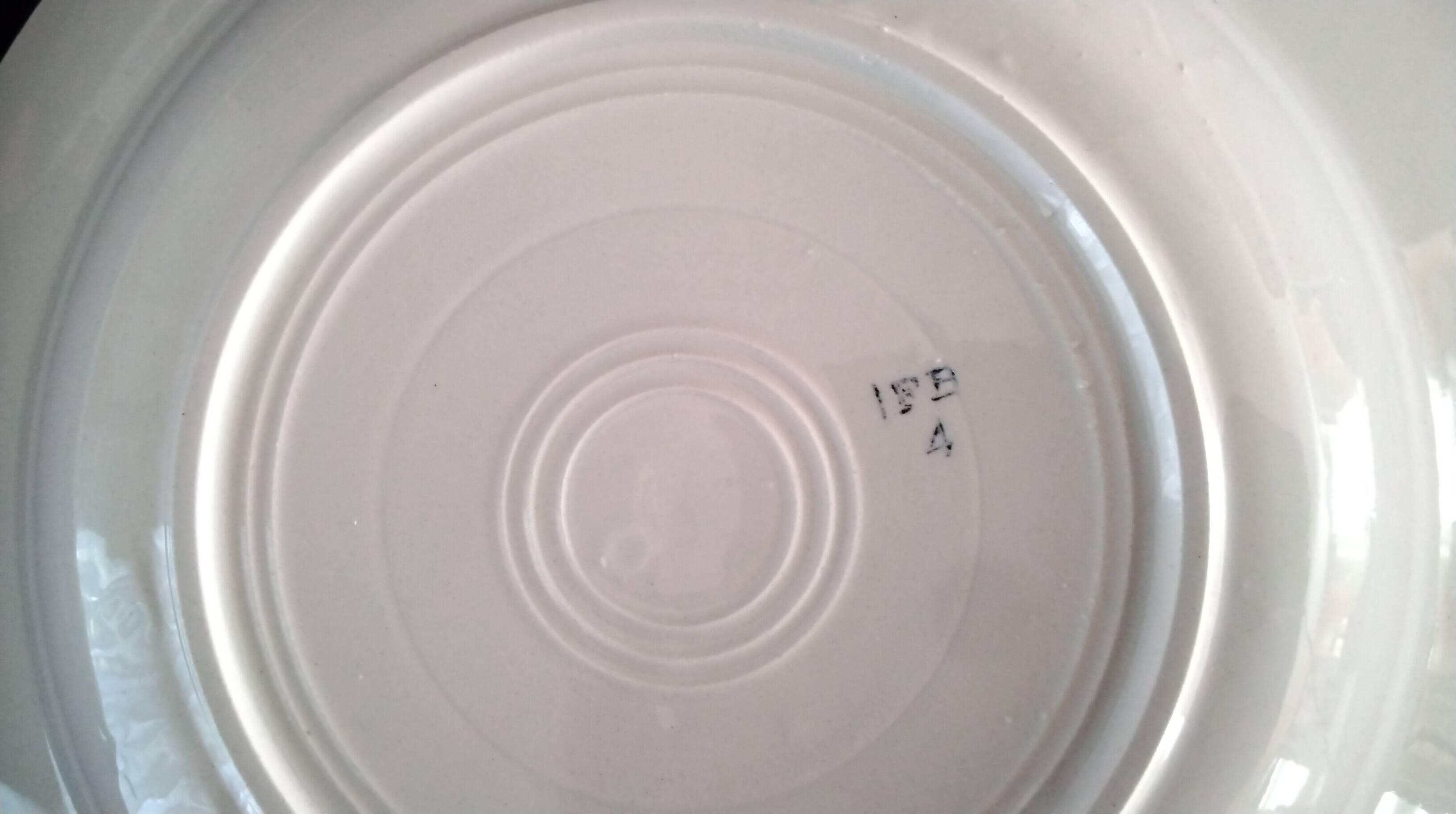 4 deep plates from Badonviller earthenware FB