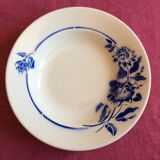 Set of 4 old and mismatched french-made hollow plates
