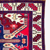 Handmade oriental wool rug 200cmx110cm