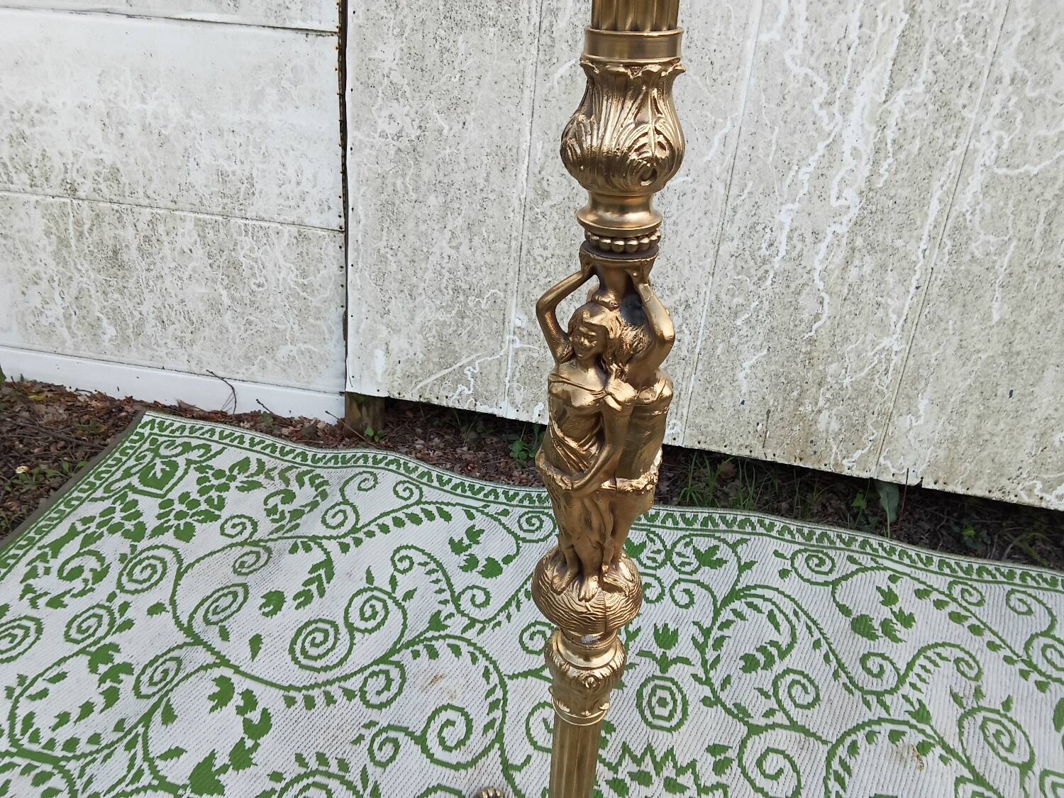 Portemanteau en laiton et bronze