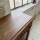 19th-century oak console table