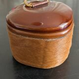 Longchamp leather and ceramic box