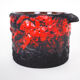Ceramic vase, Fat Lava, German design, 1960s, made in Germany